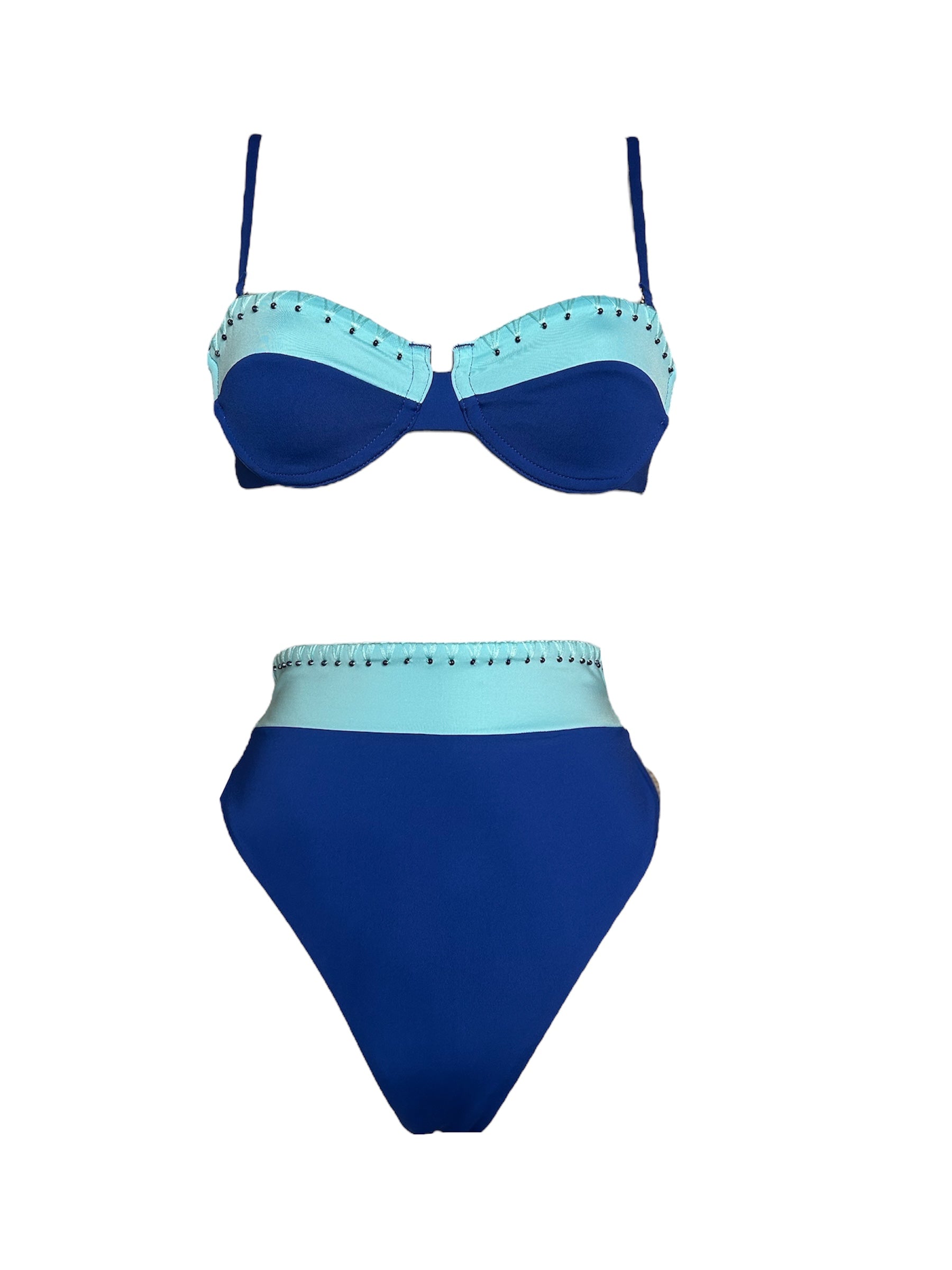 Lagos High Waisted Bottom Color blocked
