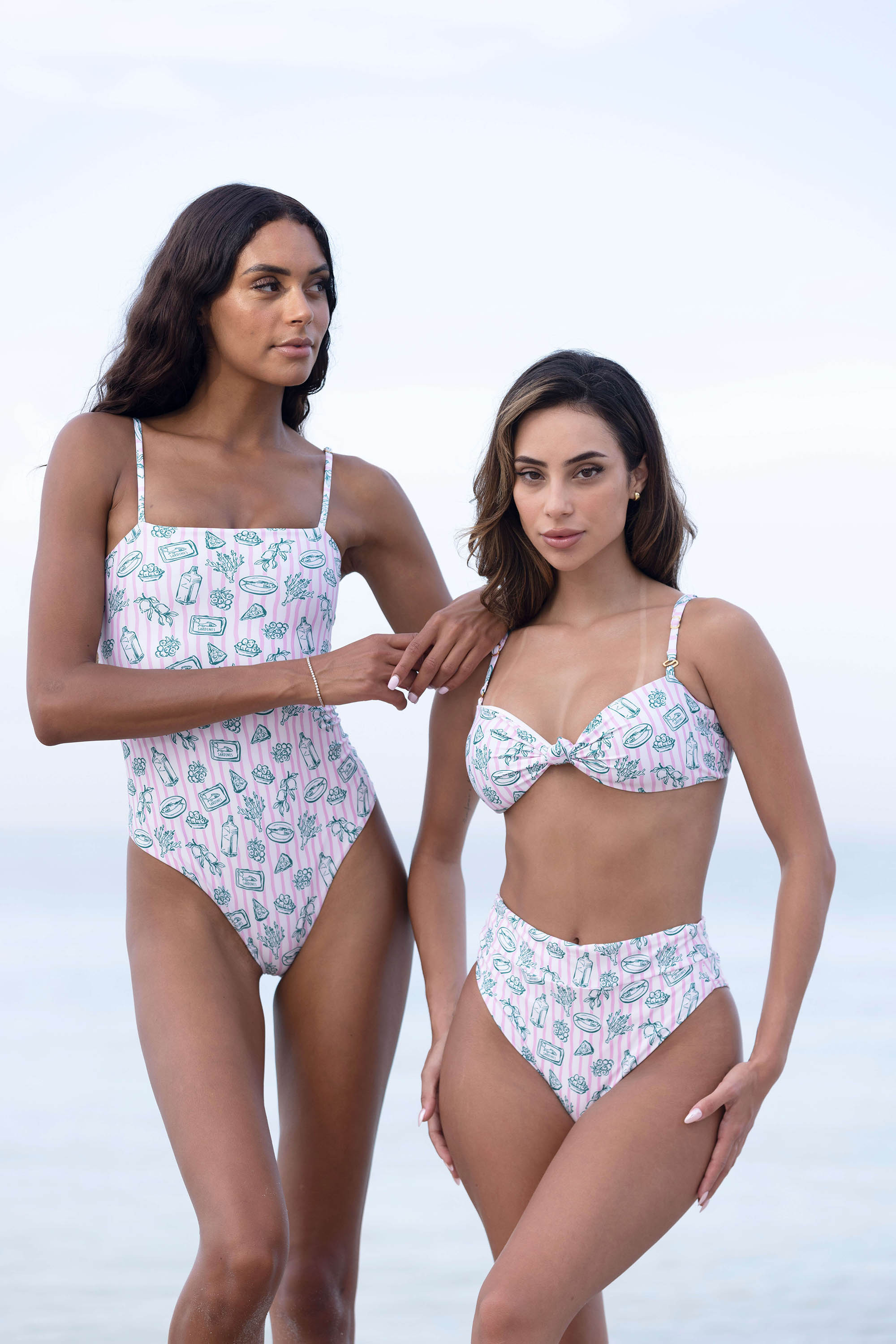 Lagos High Waisted Bottom Tropical Market